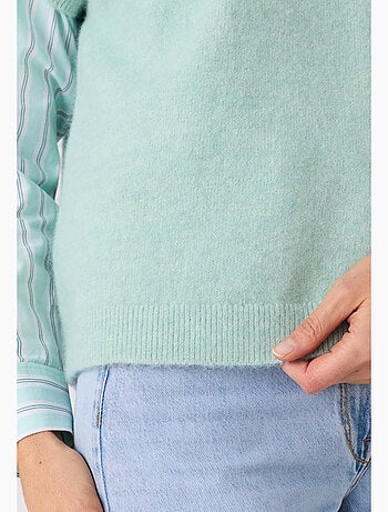 Pull sans manches toucher doux - Damart