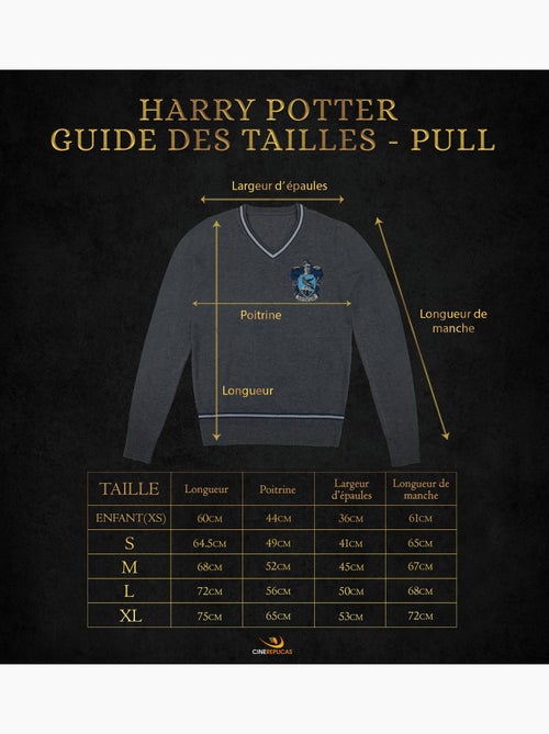 Pull serdaigle - harry potter - Kiabi