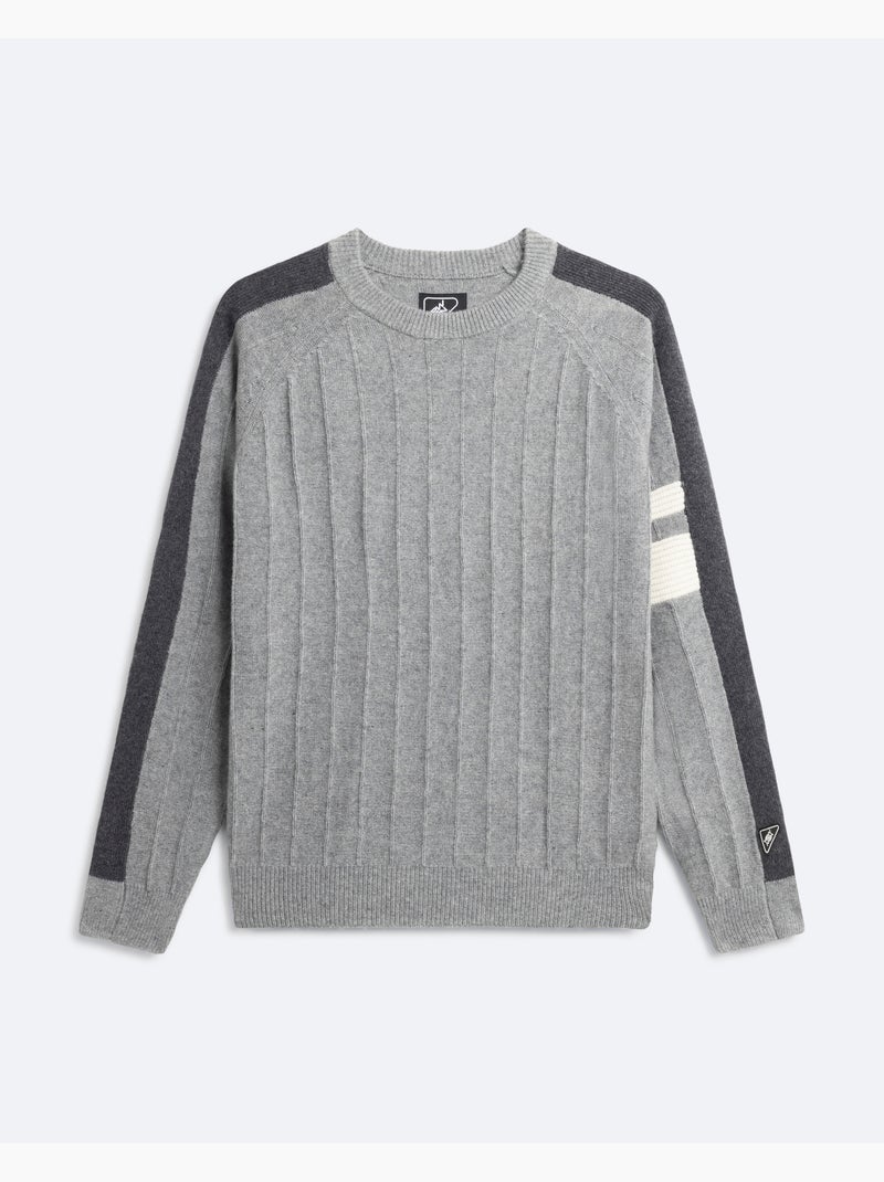 Pull Ski   Ajustée - New Man Gris - Kiabi