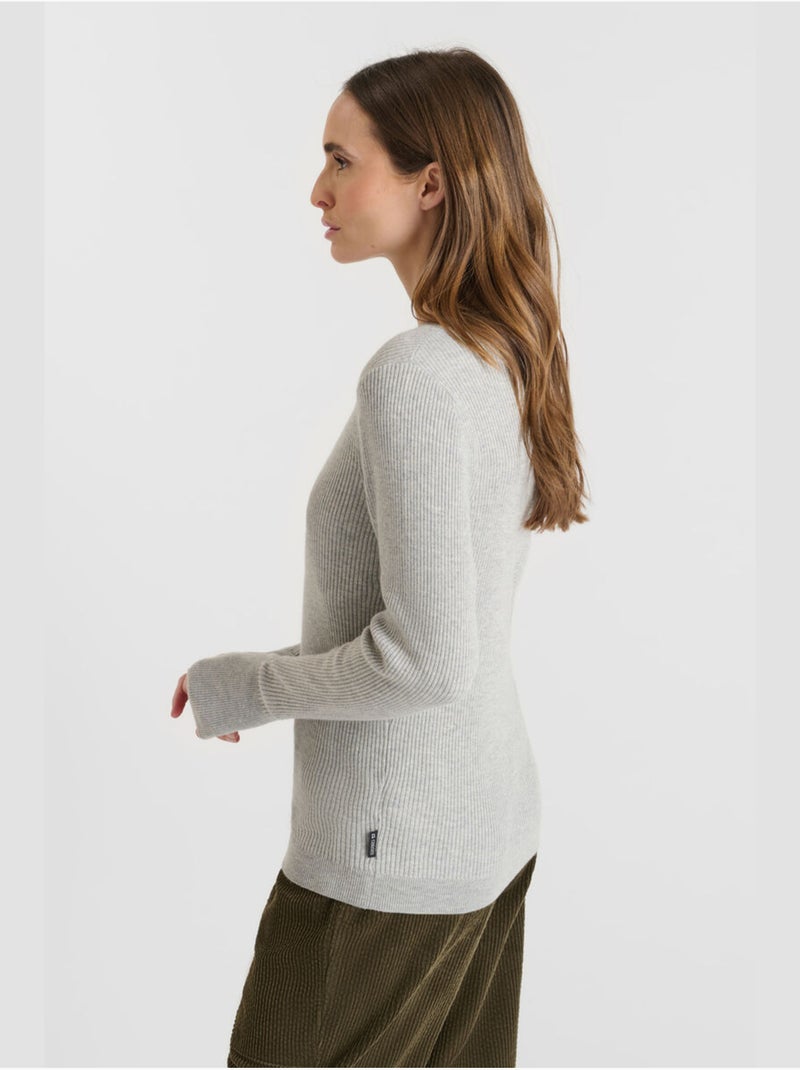 Pull STEFY 'Le Temps Des Cerises' Gris - Kiabi