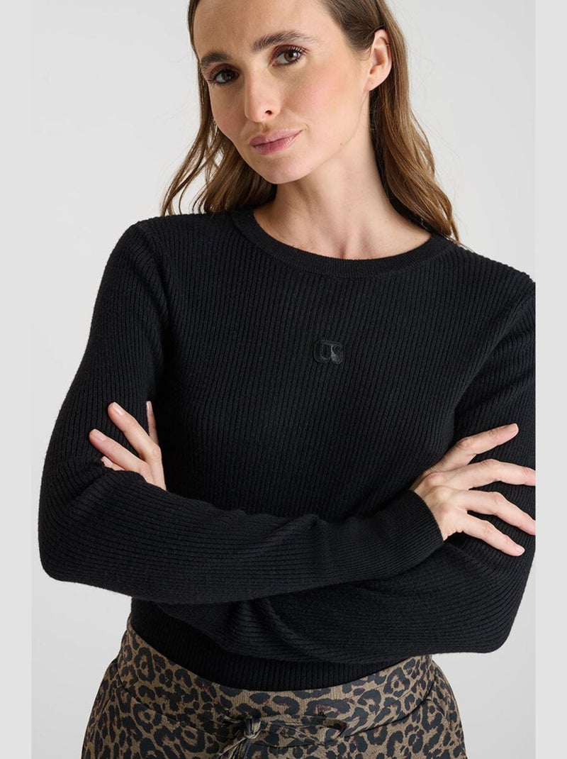 Pull STEFY 'Le Temps Des Cerises' Noir - Kiabi