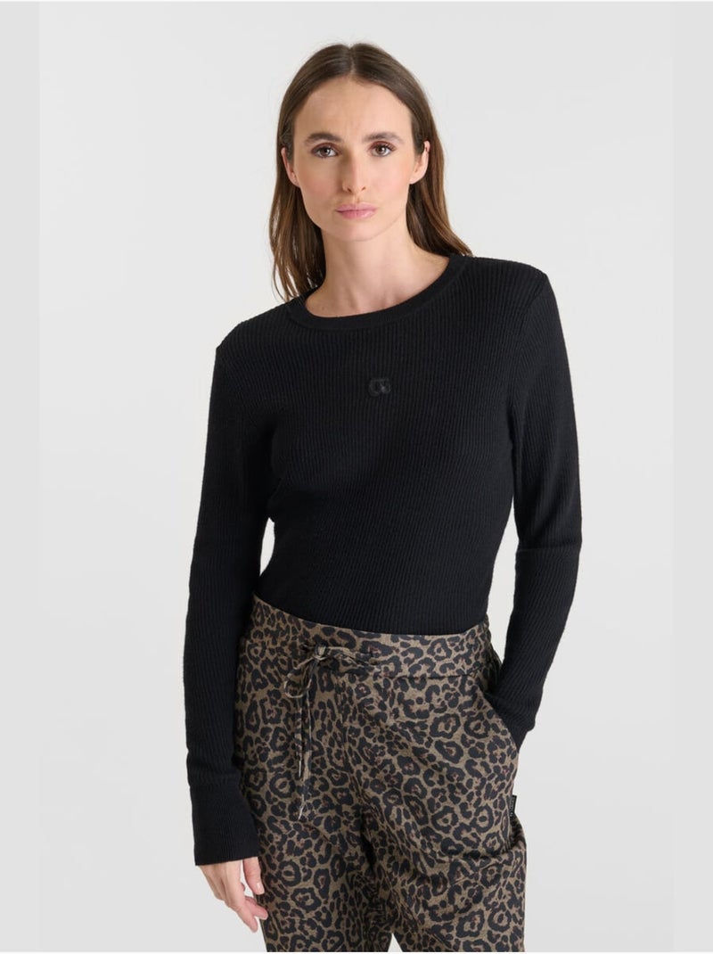 Pull STEFY 'Le Temps Des Cerises' Noir - Kiabi