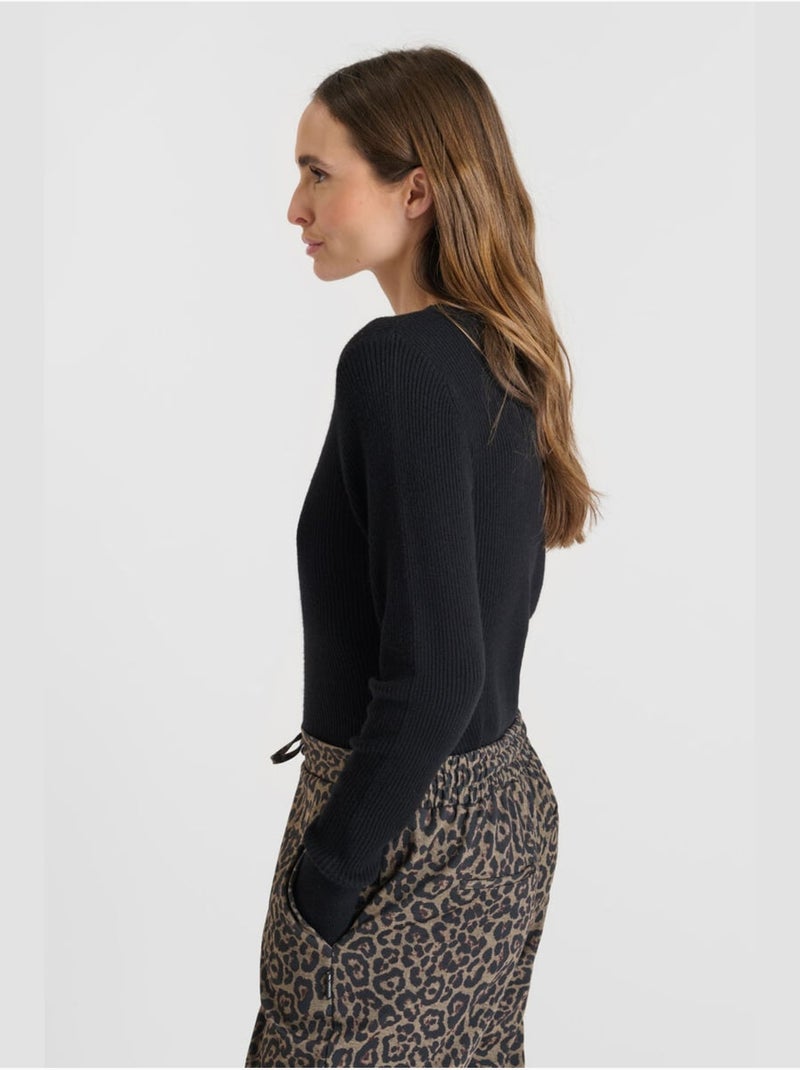 Pull STEFY 'Le Temps Des Cerises' Noir - Kiabi