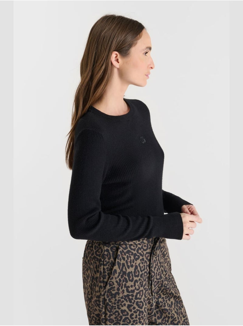 Pull STEFY 'Le Temps Des Cerises' Noir - Kiabi