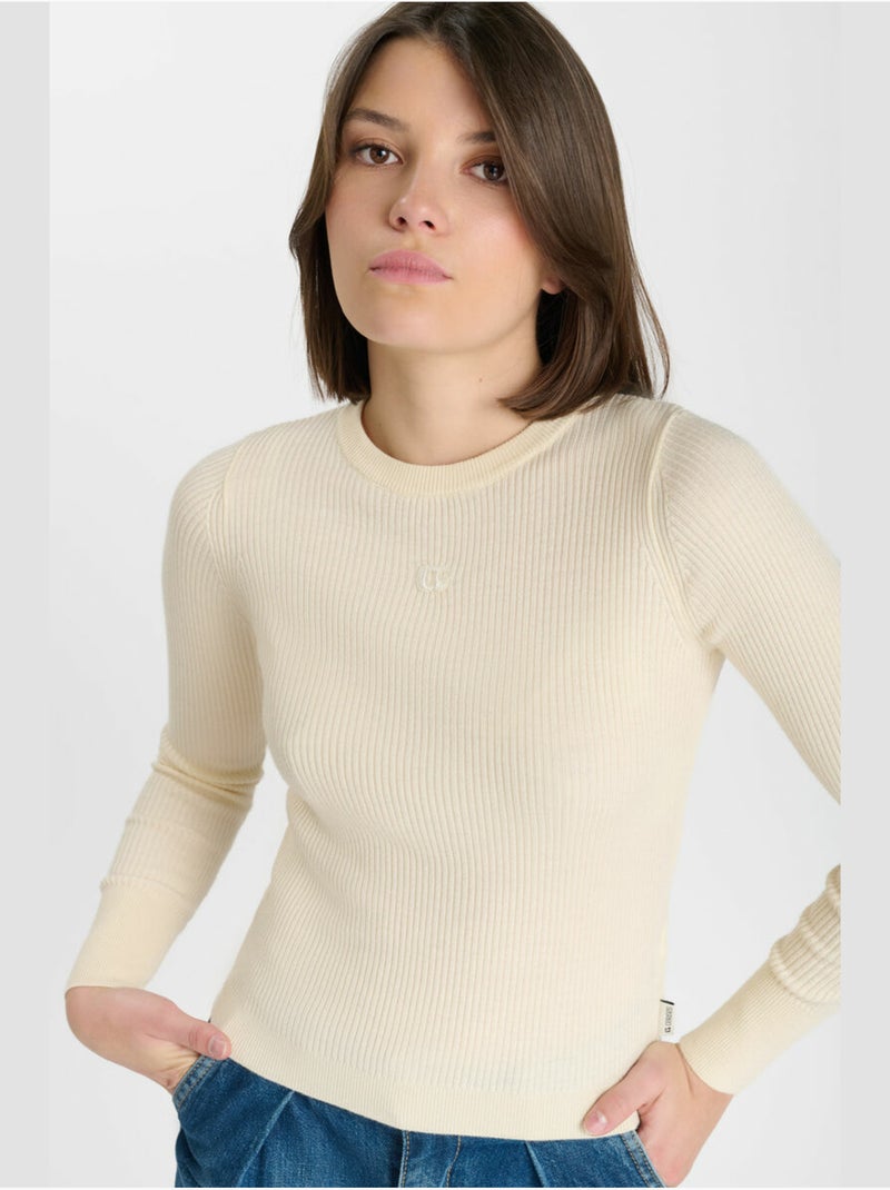 Pull stefygi 'le temps des cerises' Blanc - Kiabi