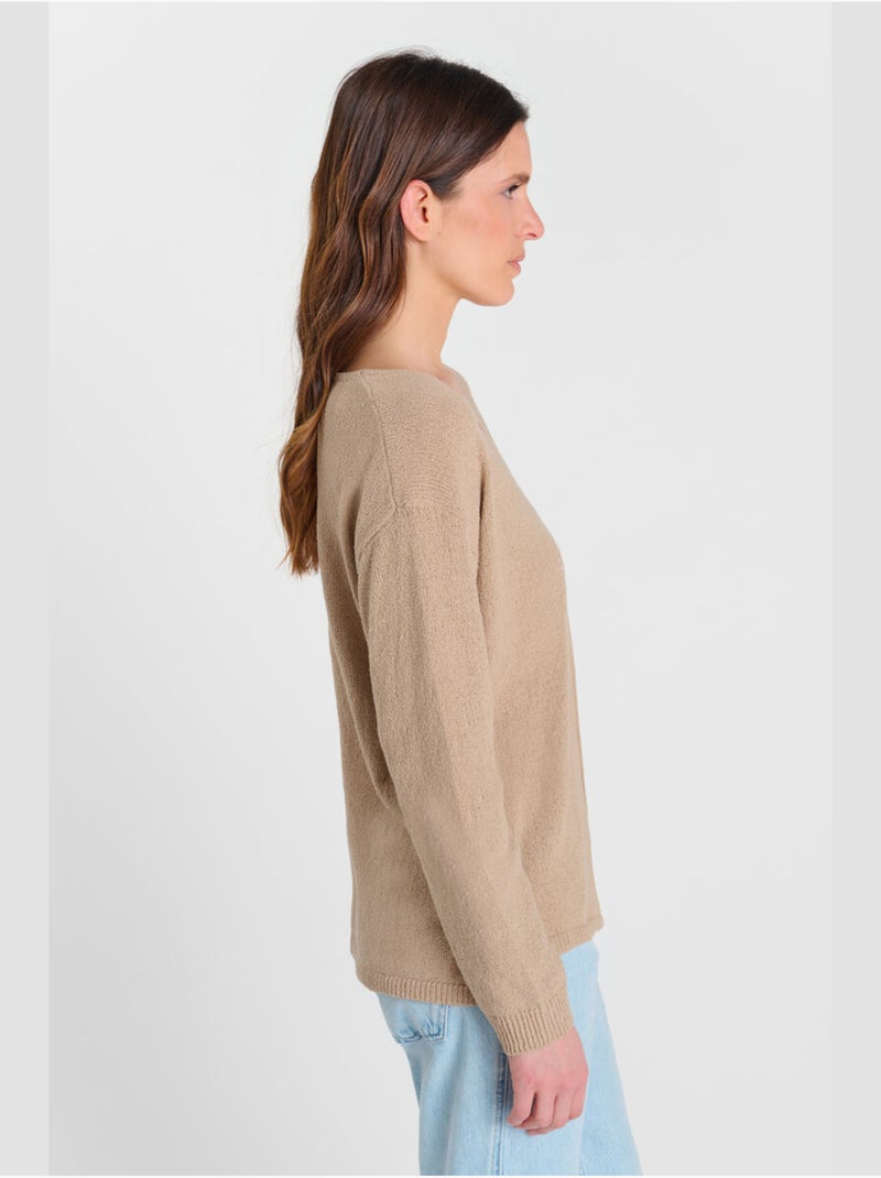Pull STING 'Le Temps Des Cerises' Beige - Kiabi