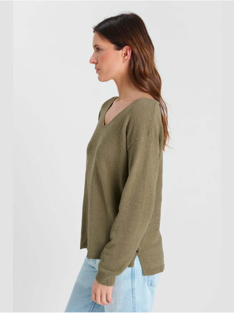 Pull STING 'Le Temps Des Cerises' Kaki - Kiabi