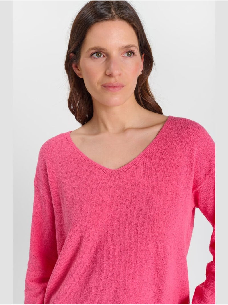 Pull STING 'Le Temps Des Cerises' Rose - Kiabi