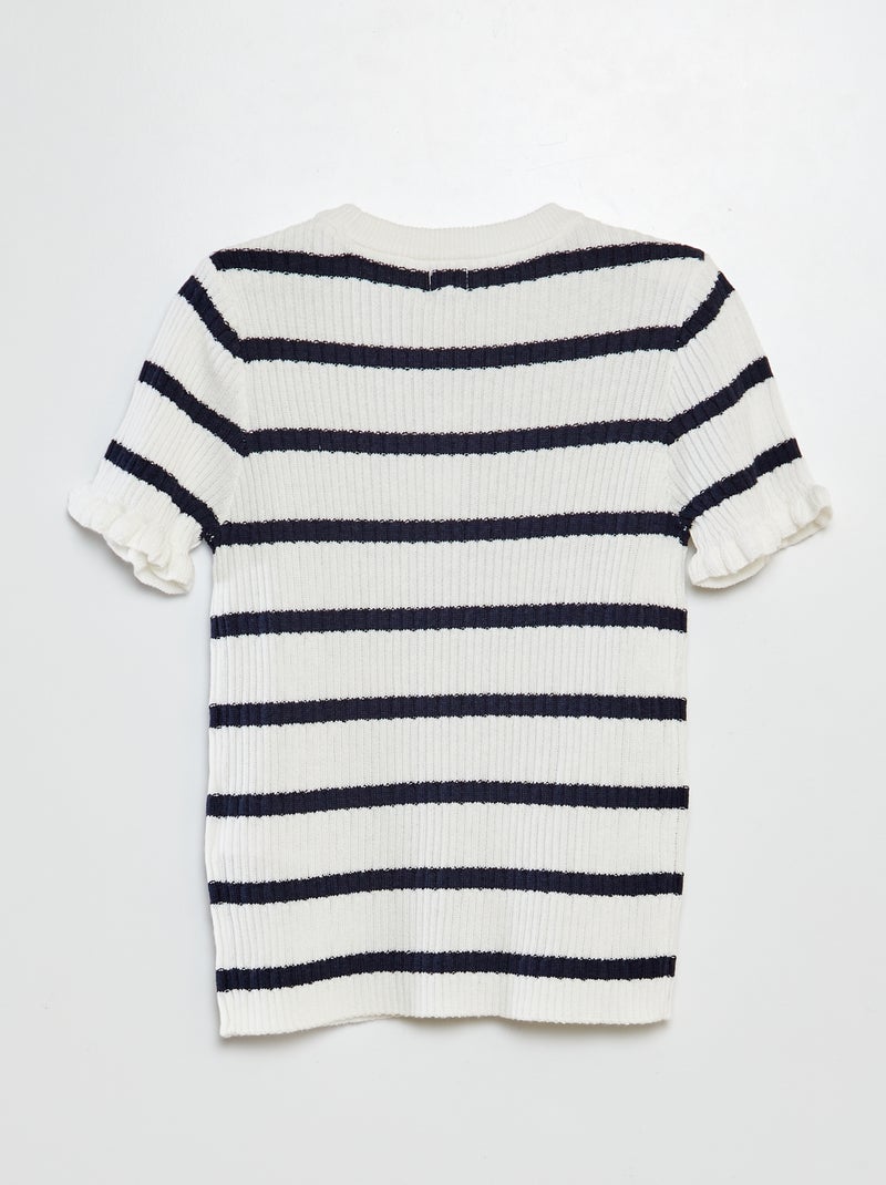 Pull style marinière BLEU - Kiabi