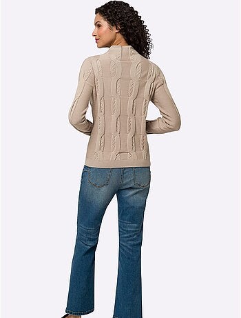 Pull Superbe Motif Torsadé - Taille Standard - Helline