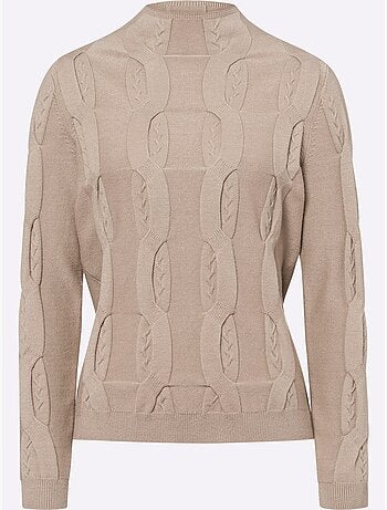 Pull Superbe Motif Torsadé - Taille Standard - Helline
