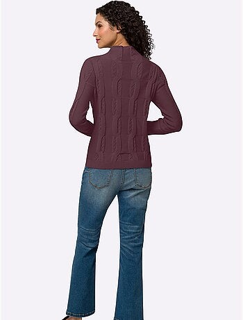 Pull Superbe Motif Torsadé - Taille Standard - Helline