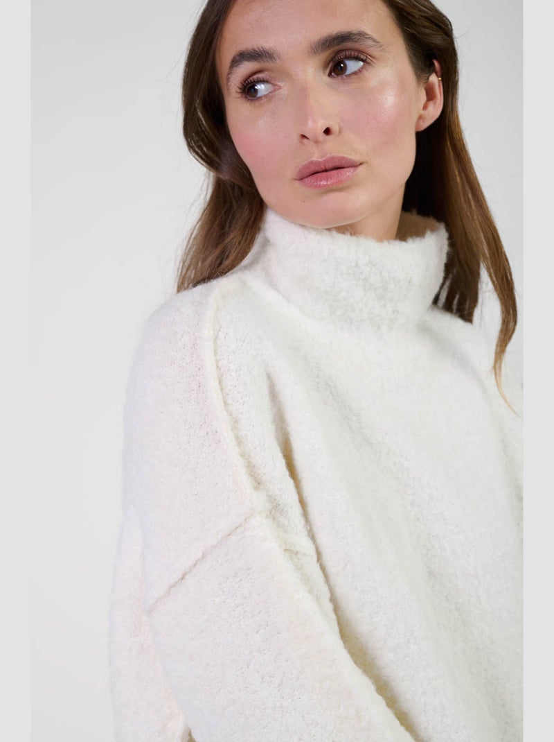 Pull TELA 'Le Temps Des Cerises' Blanc - Kiabi