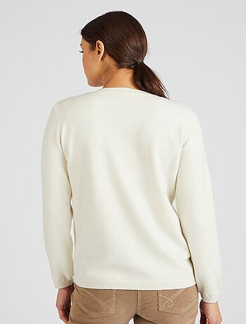 Pull Thermolactyl avec perles fantaisie et sequins - Damart