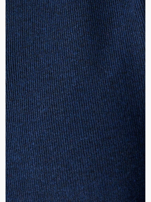 Pull Thermolactyl col chemisier chambray - Damart - Kiabi