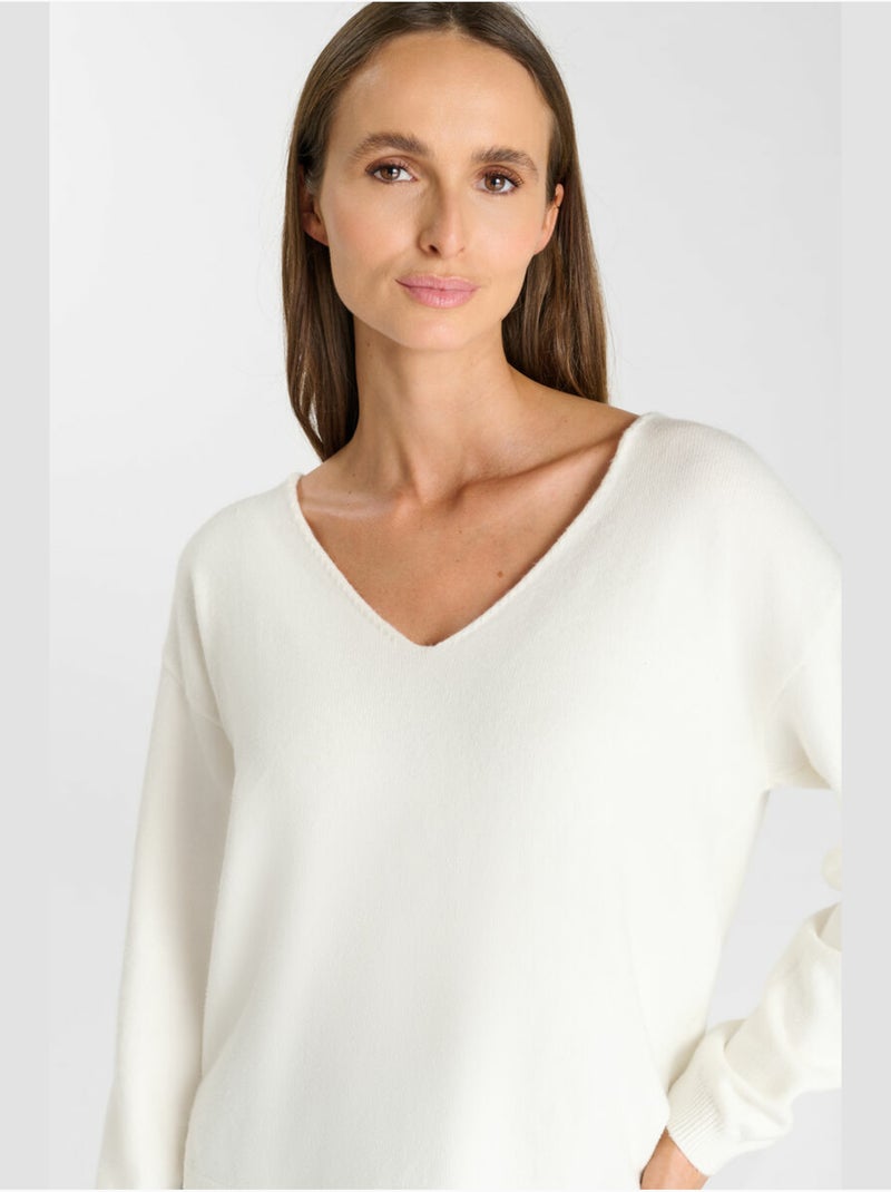 Pull tinga 'le temps des cerises' Blanc - Kiabi