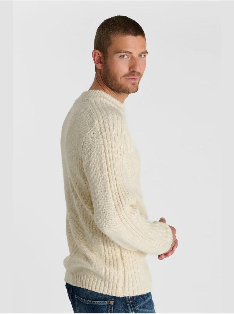 Pull tino 'le temps des cerises' Beige - Kiabi