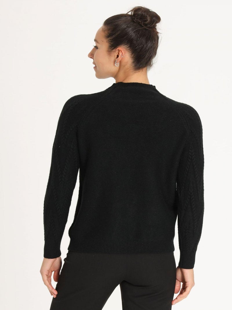 Pull Tita Black | Gerard Pasquier Avec Col Cheminée | Gerard Pasquier Noir - Kiabi