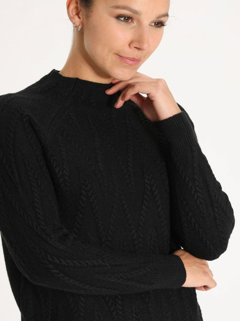 Pull Tita Black | Gerard Pasquier Avec Col Cheminée | Gerard Pasquier Noir - Kiabi