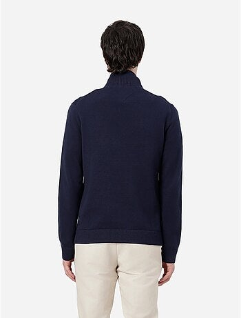 Pull Tommy jeans col montant zippé