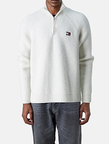Pull Tommy jeans col zippé