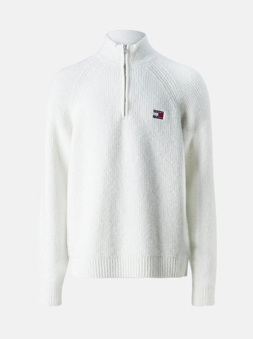 Pull Tommy jeans col zippé - Kiabi