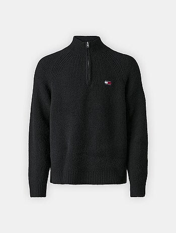 Pull Tommy jeans col zippé