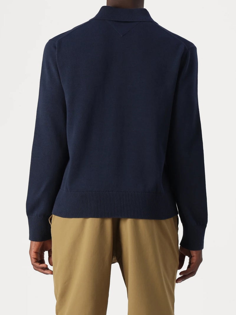 Pull Tommy jeans manches courtes Bleu - Kiabi