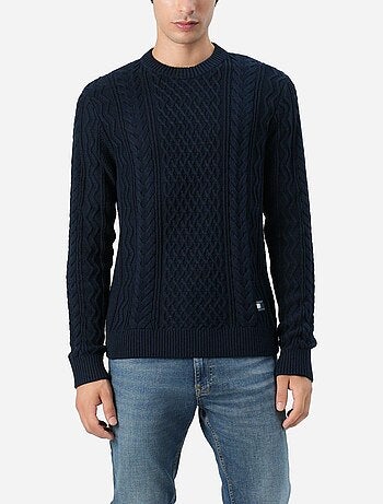 Pull Tommy jeans tricot torsadé
