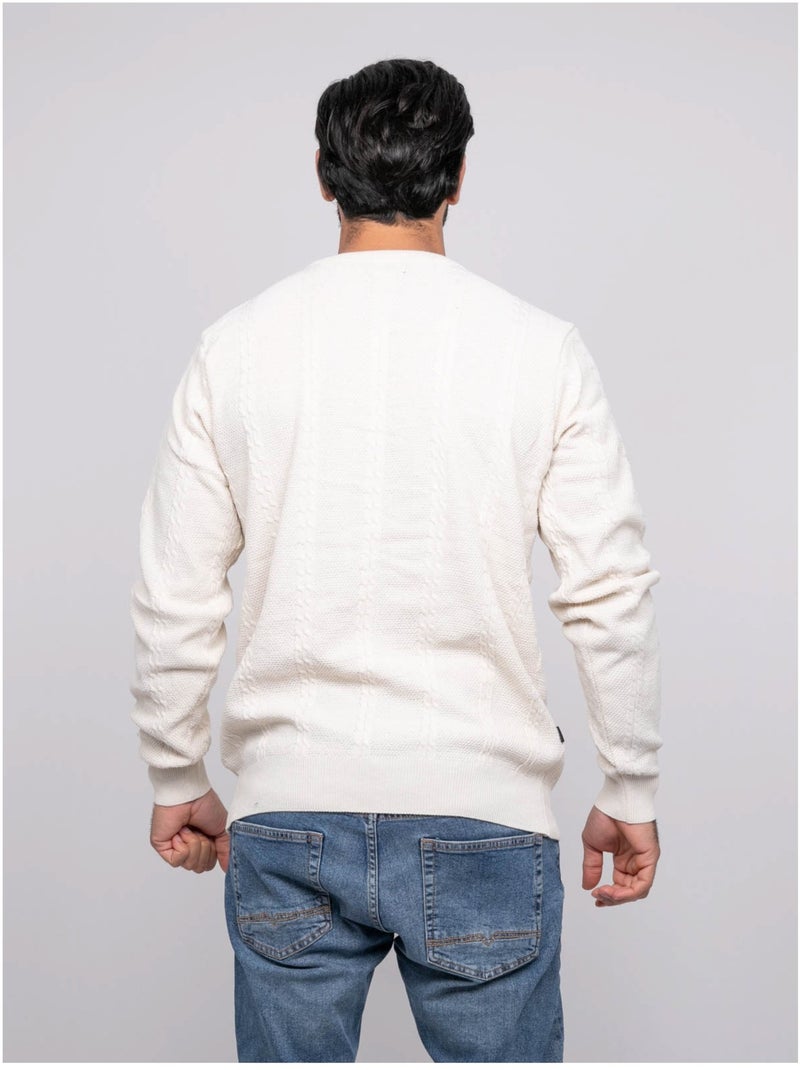 Pull torsade AMOROL Beige - Kiabi