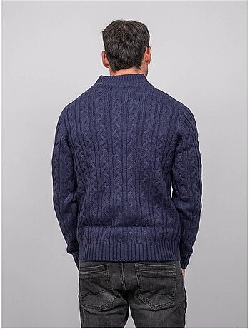 Pull torsadé col montant lagow