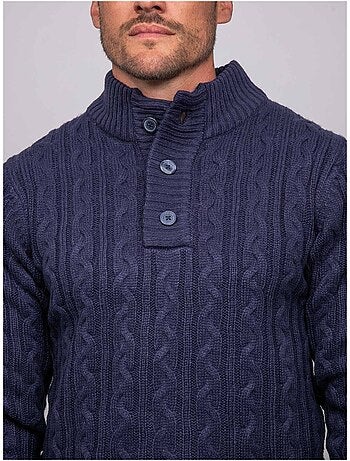 Pull torsadé col montant lagow