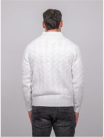 Pull torsadé col montant lagow