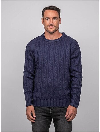 Pull torsadé col rond lalor