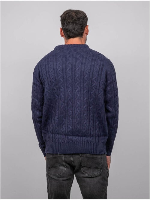 Pull torsadé col rond lalor - Kiabi