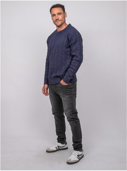 Pull torsadé col rond lalor - Kiabi