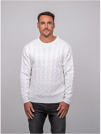Pull torsadé col rond lalor