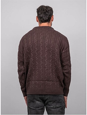 Pull torsadé col rond lalor