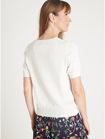 Pull torsadé manches courtes - DAXON