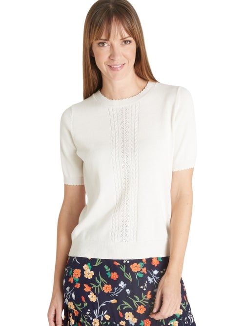 Pull torsadé manches courtes - DAXON - Kiabi