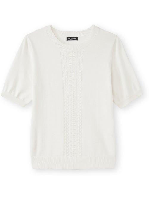 Pull torsadé manches courtes - DAXON - Kiabi