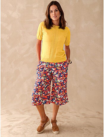 Pull torsadé manches courtes - DAXON