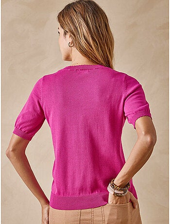 Pull torsadé manches courtes - DAXON