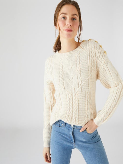 Pull torsadé Thermolactyl - Damart - Kiabi