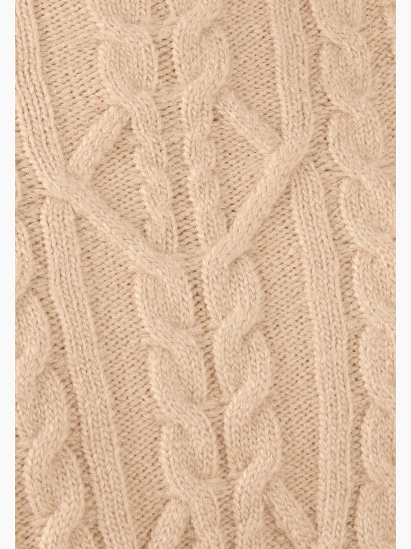 Pull torsadé Thermolactyl - Damart Beige - Kiabi