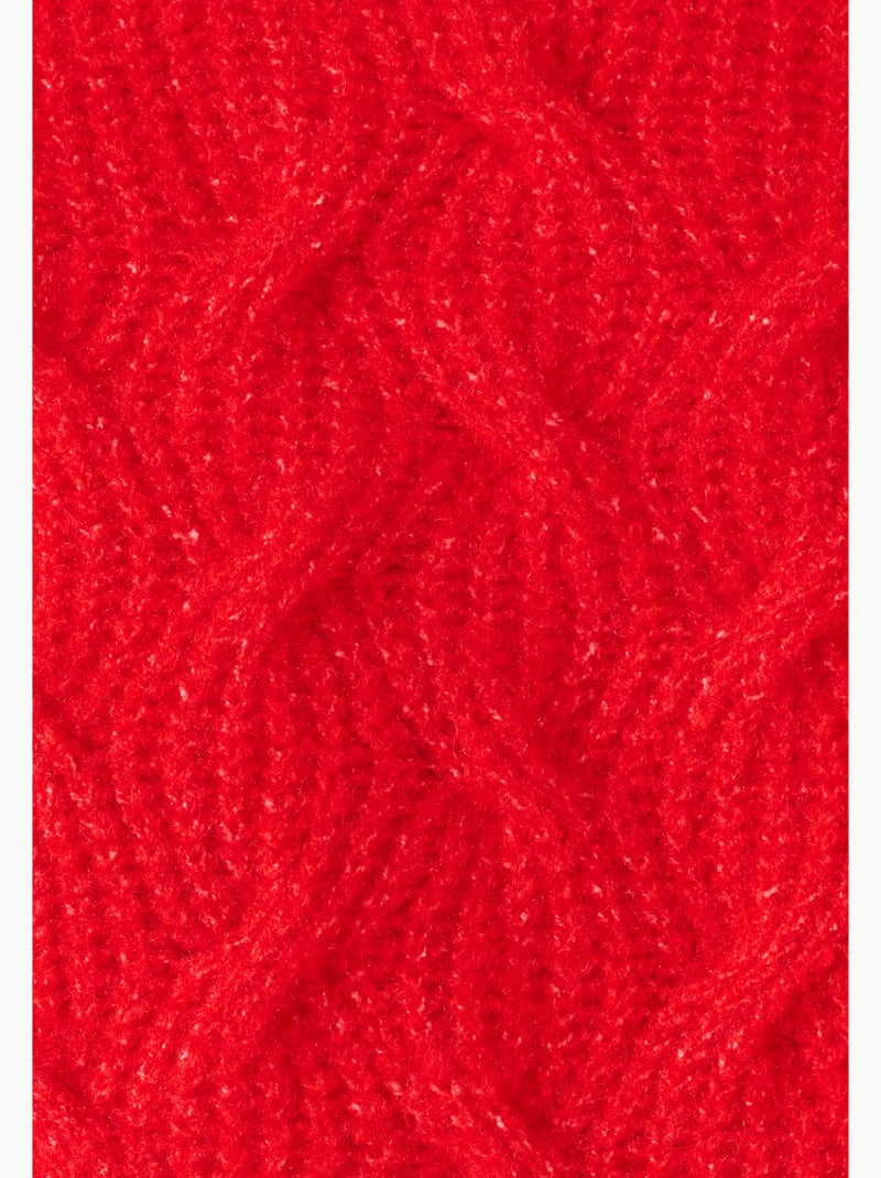 Pull torsadé thermolactyl - damart Cerise - Kiabi