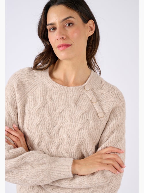 Pull torsadé thermolactyl - damart - Kiabi Pull torsadé thermolactyl - damart - Kiabi