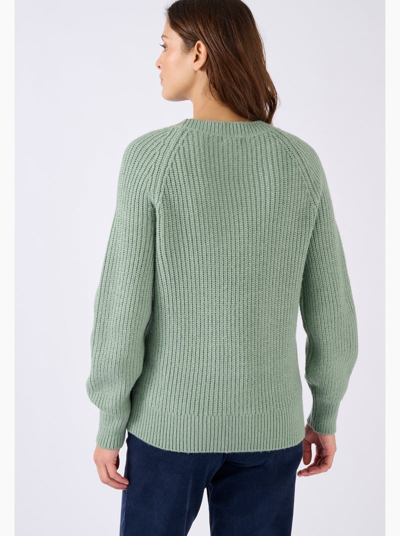 Pull torsadé Thermolactyl - Damart Vert - Kiabi
