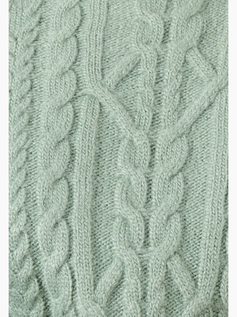 Pull torsadé Thermolactyl - Damart Vert - Kiabi