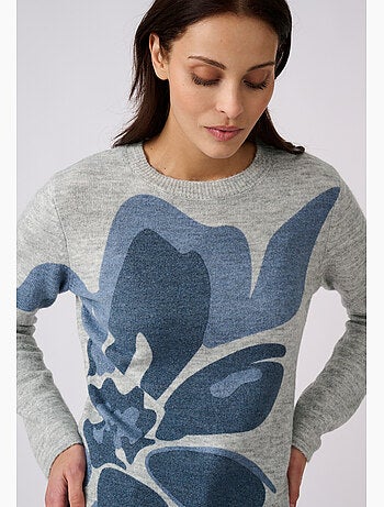 Pull toucher doux imprimé - damart
